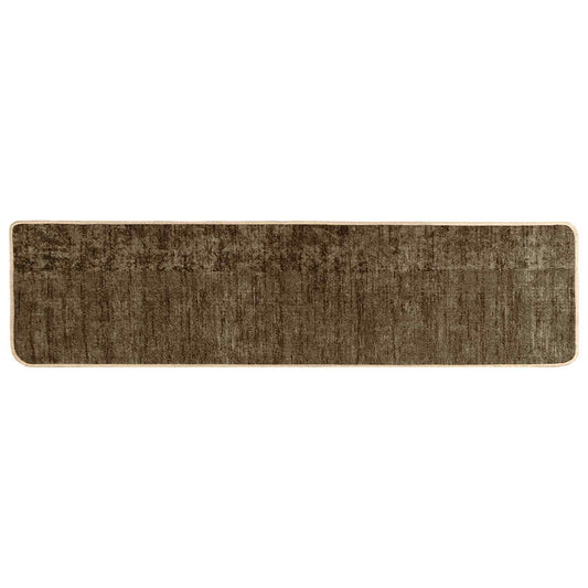 vidaXL Rug Runner MARSA Forest Green 100 x 450 cm Polyester and PVC