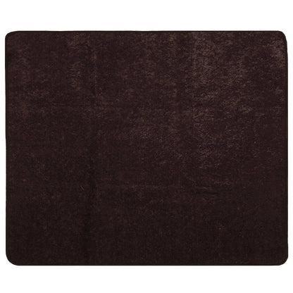 vidaXL Rug Runner MARSA Anthracite 80 x 100 cm Polyester and PVC