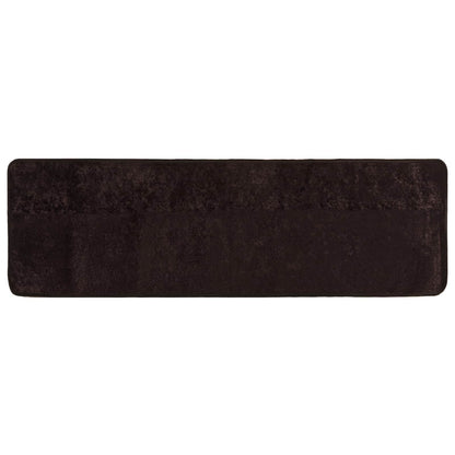 vidaXL Rug Runner MARSA Anthracite 80 x 250 cm Polyester and PVC