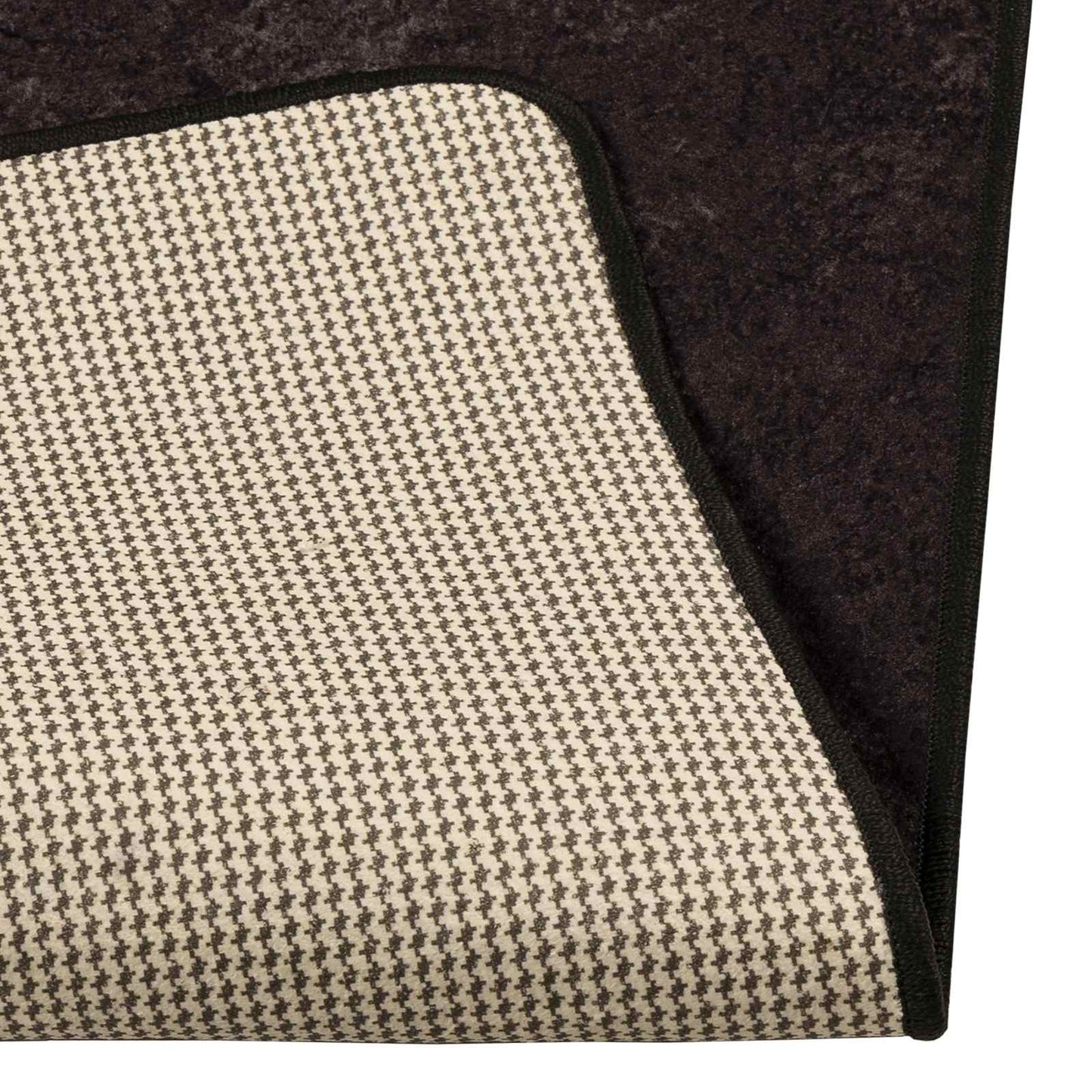 vidaXL Rug Runner MARSA Anthracite 100 x 100 cm Polyester and PVC