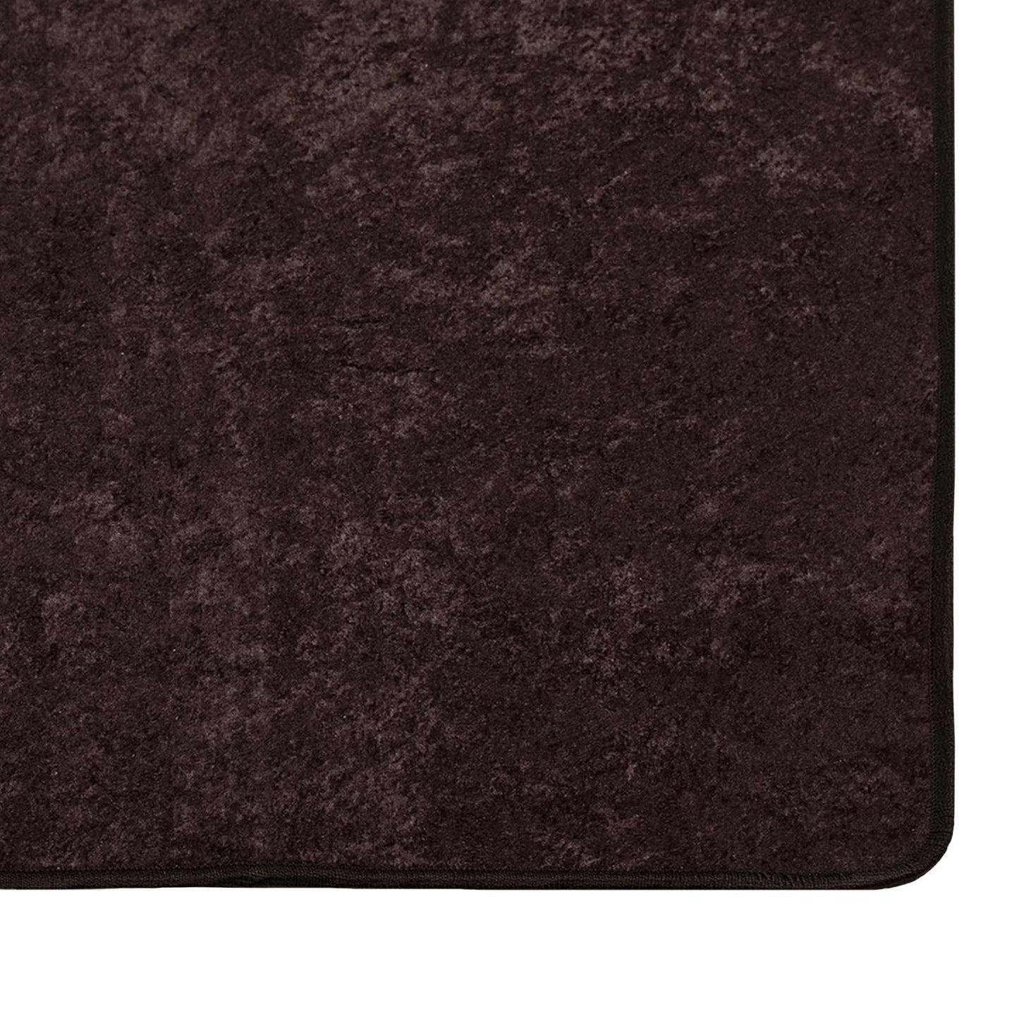 vidaXL Rug Runner MARSA Anthracite 100 x 100 cm Polyester and PVC