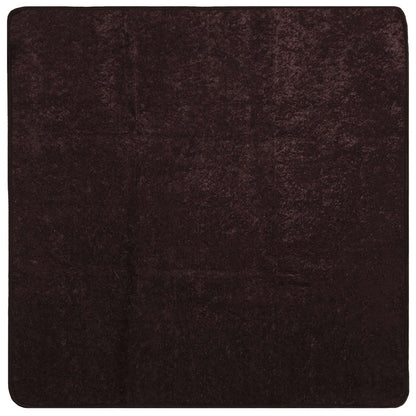 vidaXL Rug Runner MARSA Anthracite 100 x 100 cm Polyester and PVC