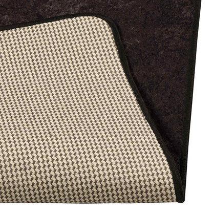 vidaXL Rug Runner MARSA Anthracite 100 x 150 cm Polyester and PVC