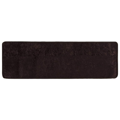 vidaXL Rug Runner MARSA Anthracite 100 x 350 cm Polyester and PVC