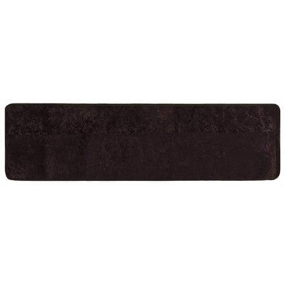 vidaXL Rug Runner MARSA Anthracite 100 x 400 cm Polyester and PVC