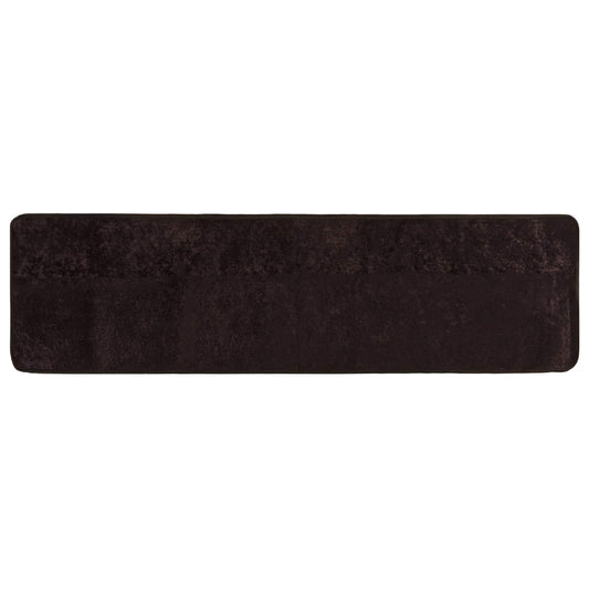vidaXL Rug Runner MARSA Anthracite 100 x 400 cm Polyester and PVC
