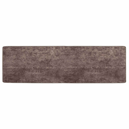 vidaXL Rug Runner MARSA Grey 50 x 150 cm Polyester and PVC