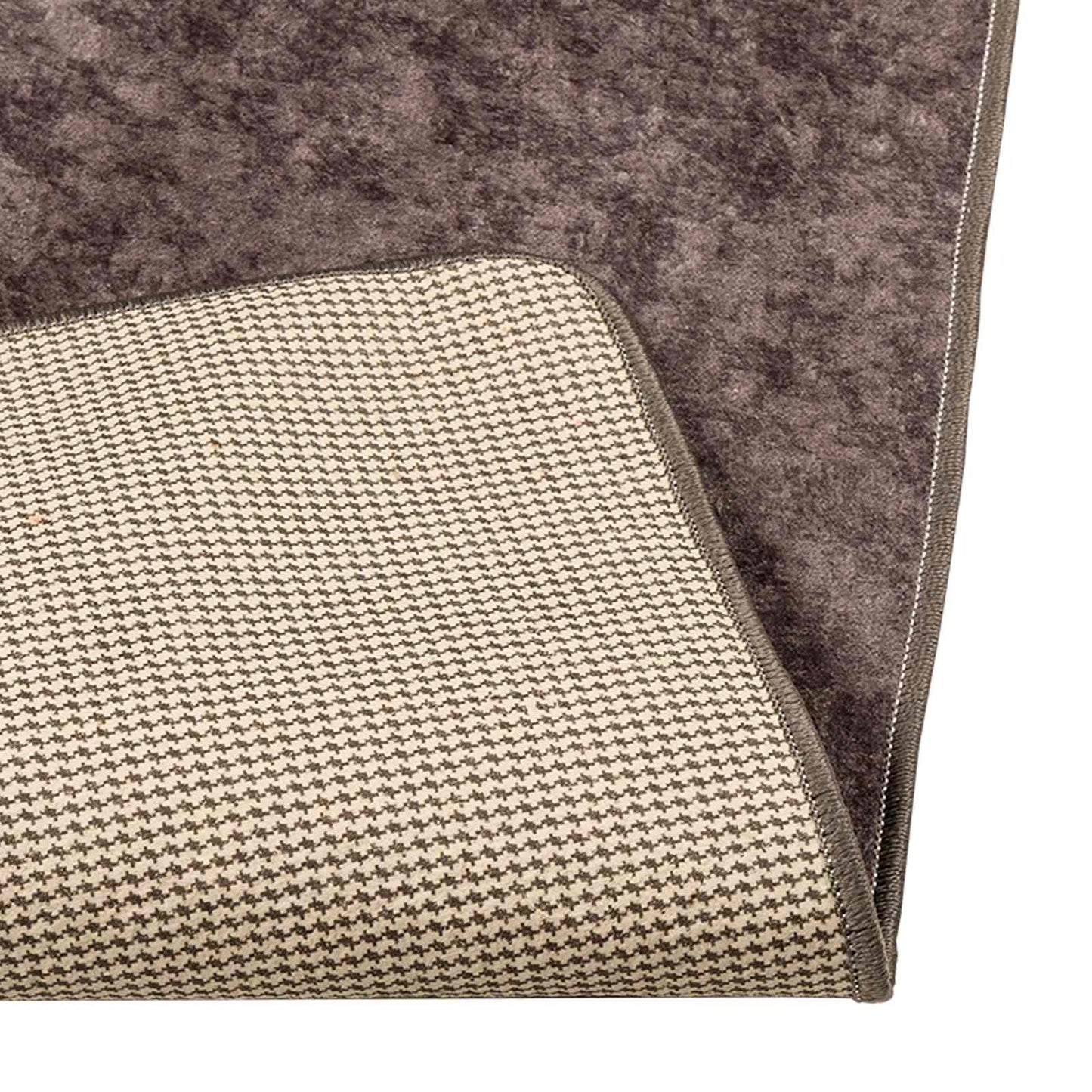 vidaXL Rug Runner MARSA Grey 50 x 400 cm Polyester and PVC