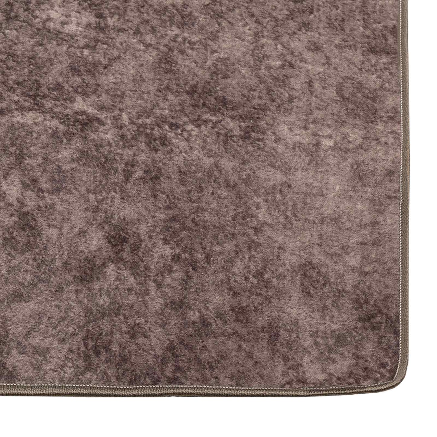 vidaXL Rug Runner MARSA Grey 50 x 450 cm Polyester and PVC