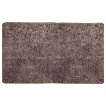vidaXL Rug Runner MARSA Grey 80 x 150 cm Polyester and PVC