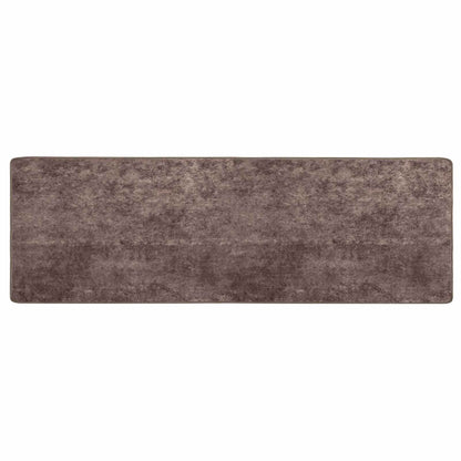 vidaXL Rug Runner MARSA Grey 80 x 250 cm Polyester and PVC
