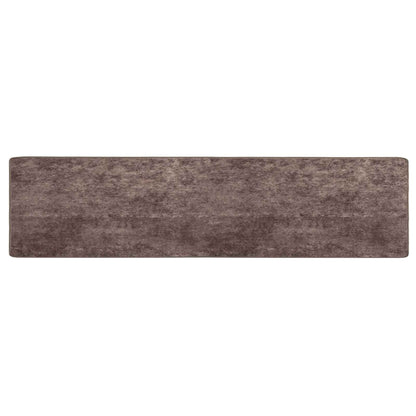 vidaXL Rug Runner MARSA Grey 80 x 450 cm Polyester and PVC