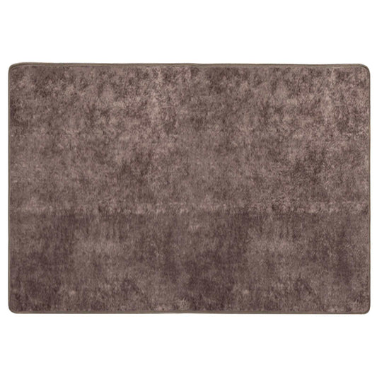 vidaXL Rug Runner MARSA Grey 100 x 150 cm Polyester and PVC