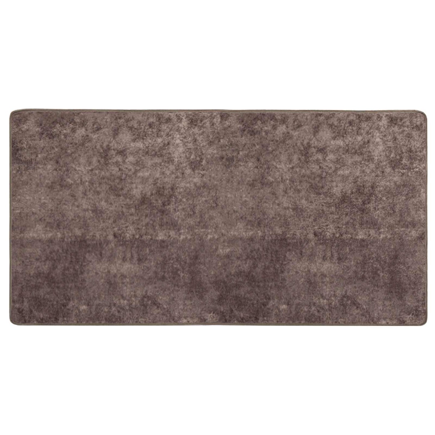 vidaXL Rug Runner MARSA Grey 100 x 200 cm Polyester and PVC