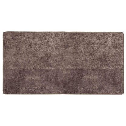 vidaXL Rug Runner MARSA Grey 100 x 200 cm Polyester and PVC