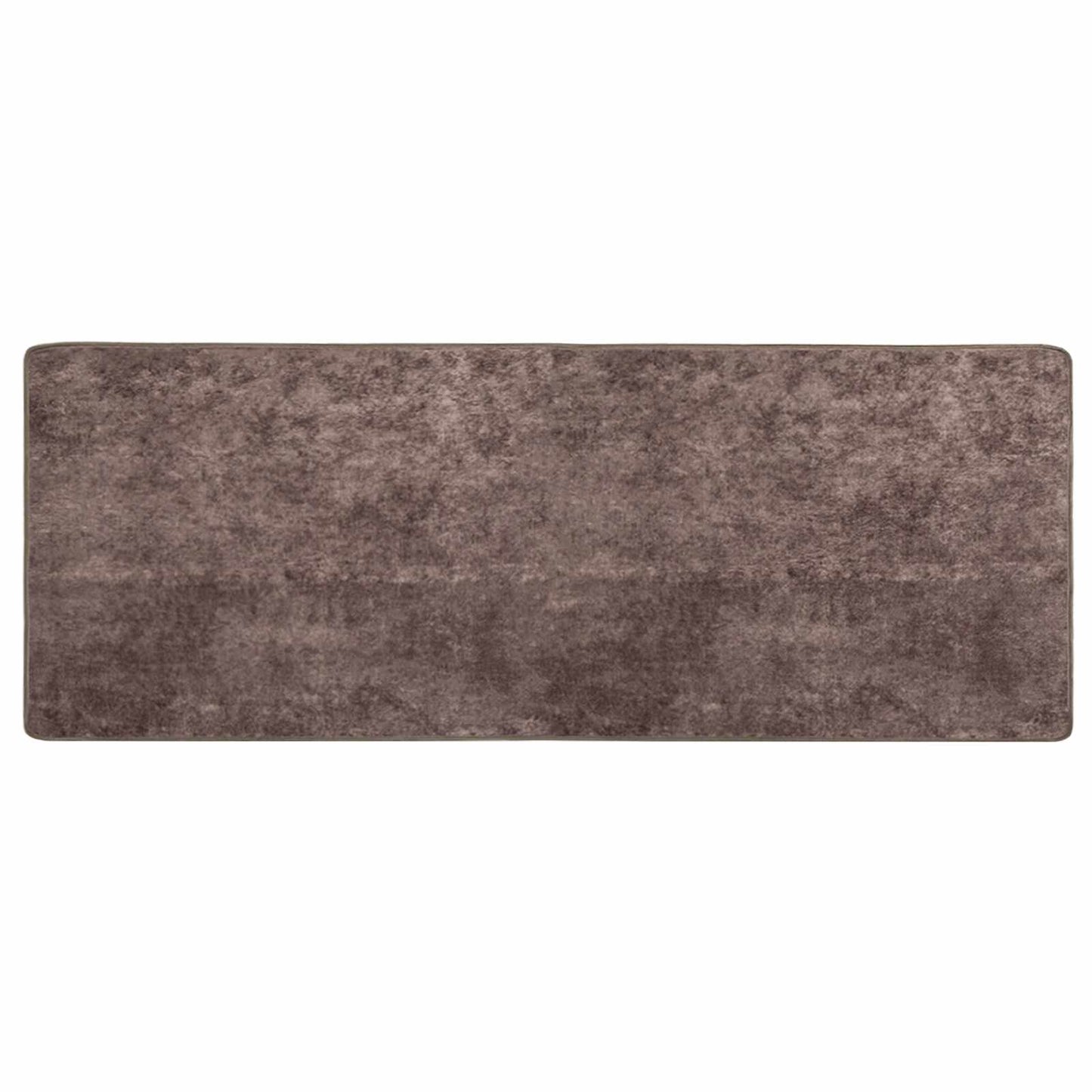 vidaXL Rug Runner MARSA Grey 100 x 250 cm Polyester and PVC