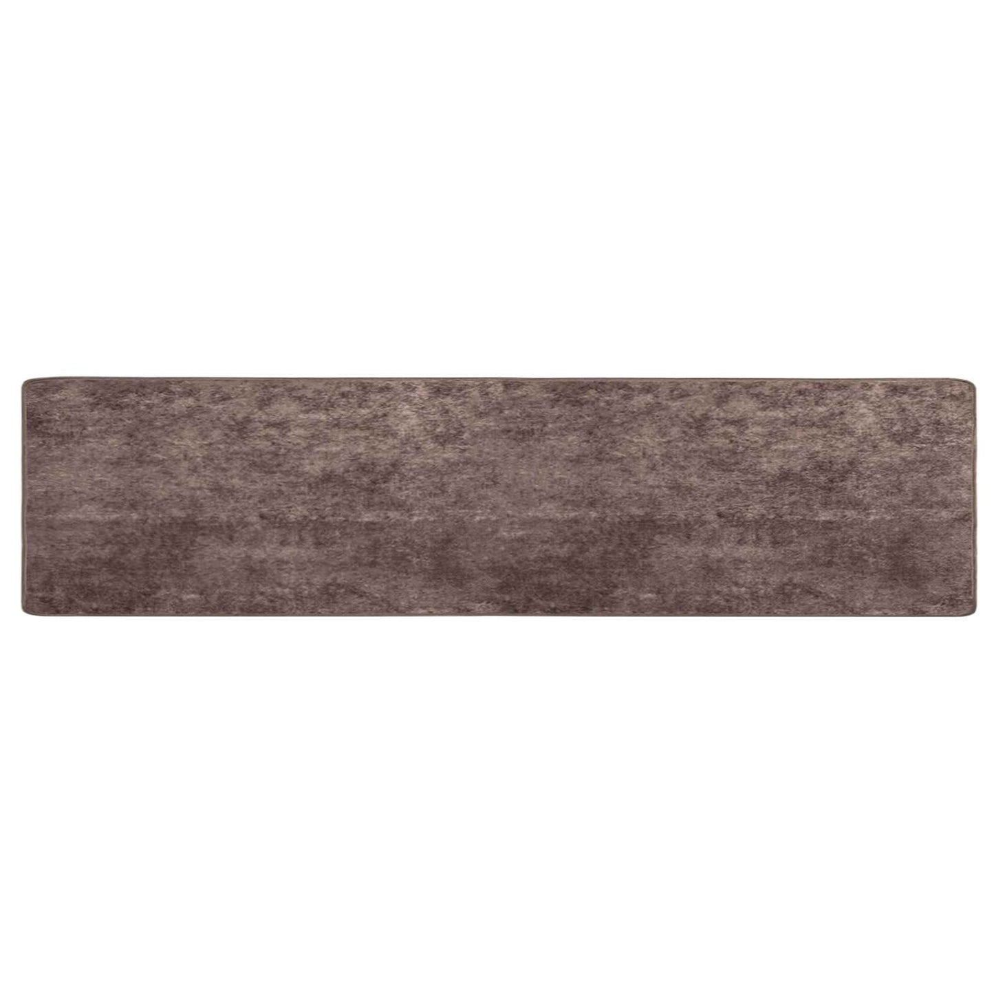 vidaXL Rug Runner MARSA Grey 100 x 450 cm Polyester and PVC