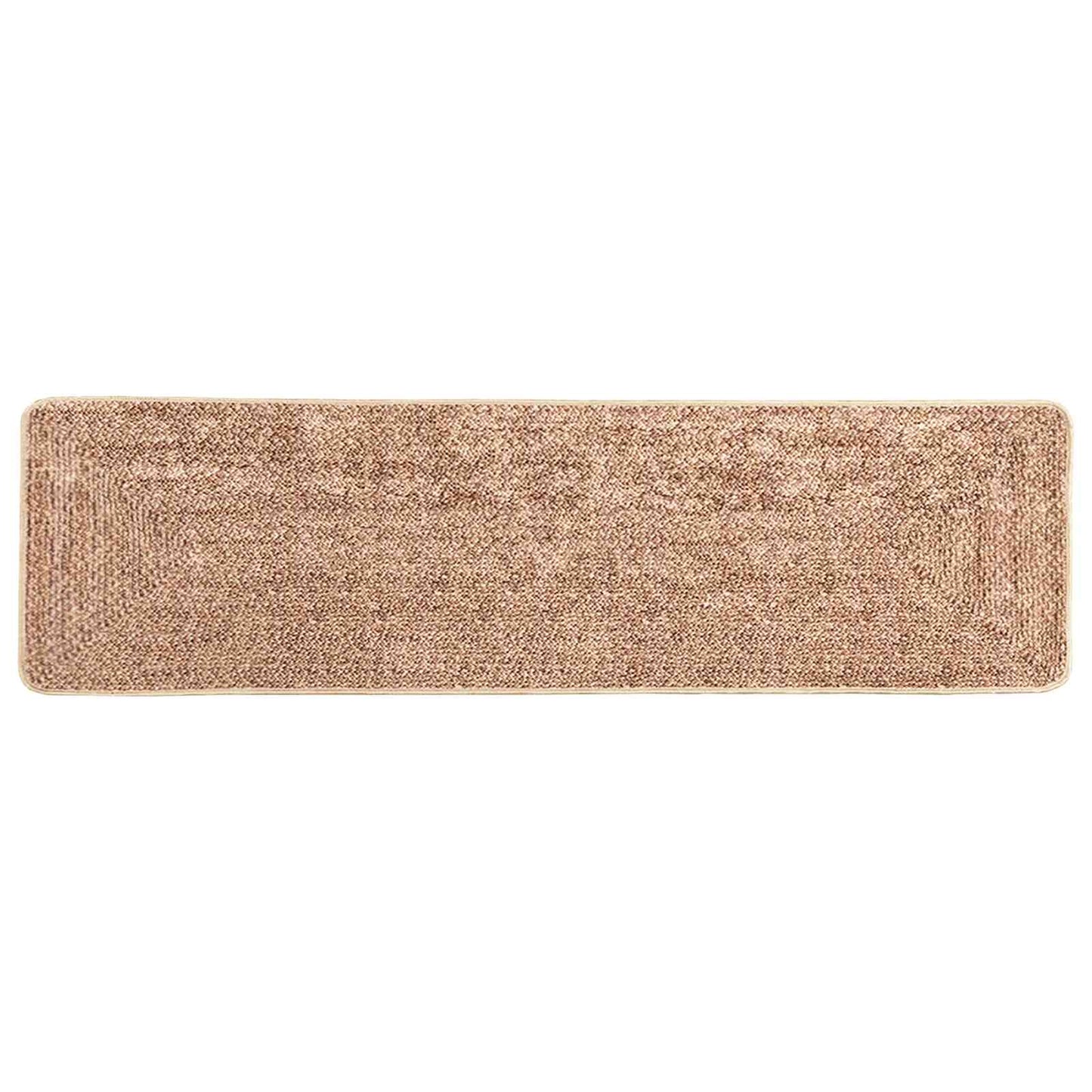 vidaXL Rug Runner MARSA Yellow 50 x 200 cm Polyester and PVC