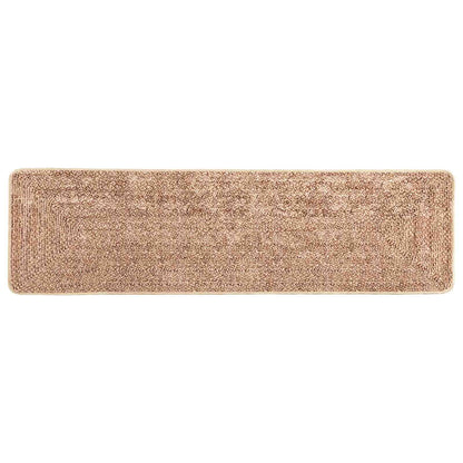 vidaXL Rug Runner MARSA Yellow 50 x 200 cm Polyester and PVC