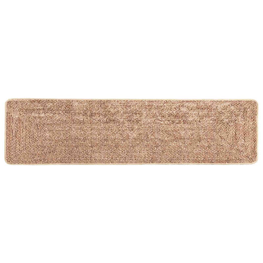 vidaXL Rug Runner MARSA Yellow 50 x 450 cm Polyester and PVC