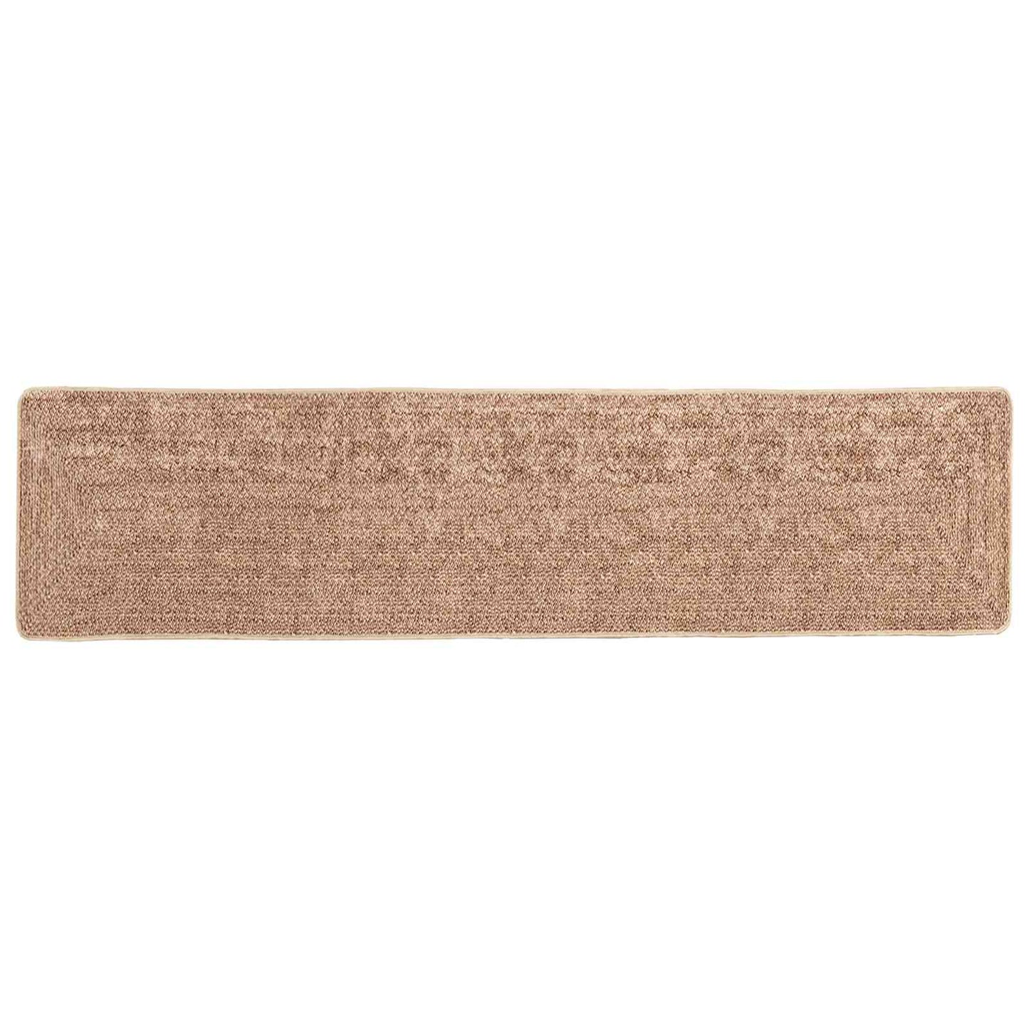 vidaXL Rug Runner MARSA Yellow 80 x 300 cm Polyester and PVC