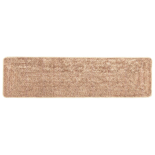 vidaXL Rug Runner MARSA Yellow 80 x 350 cm Polyester and PVC