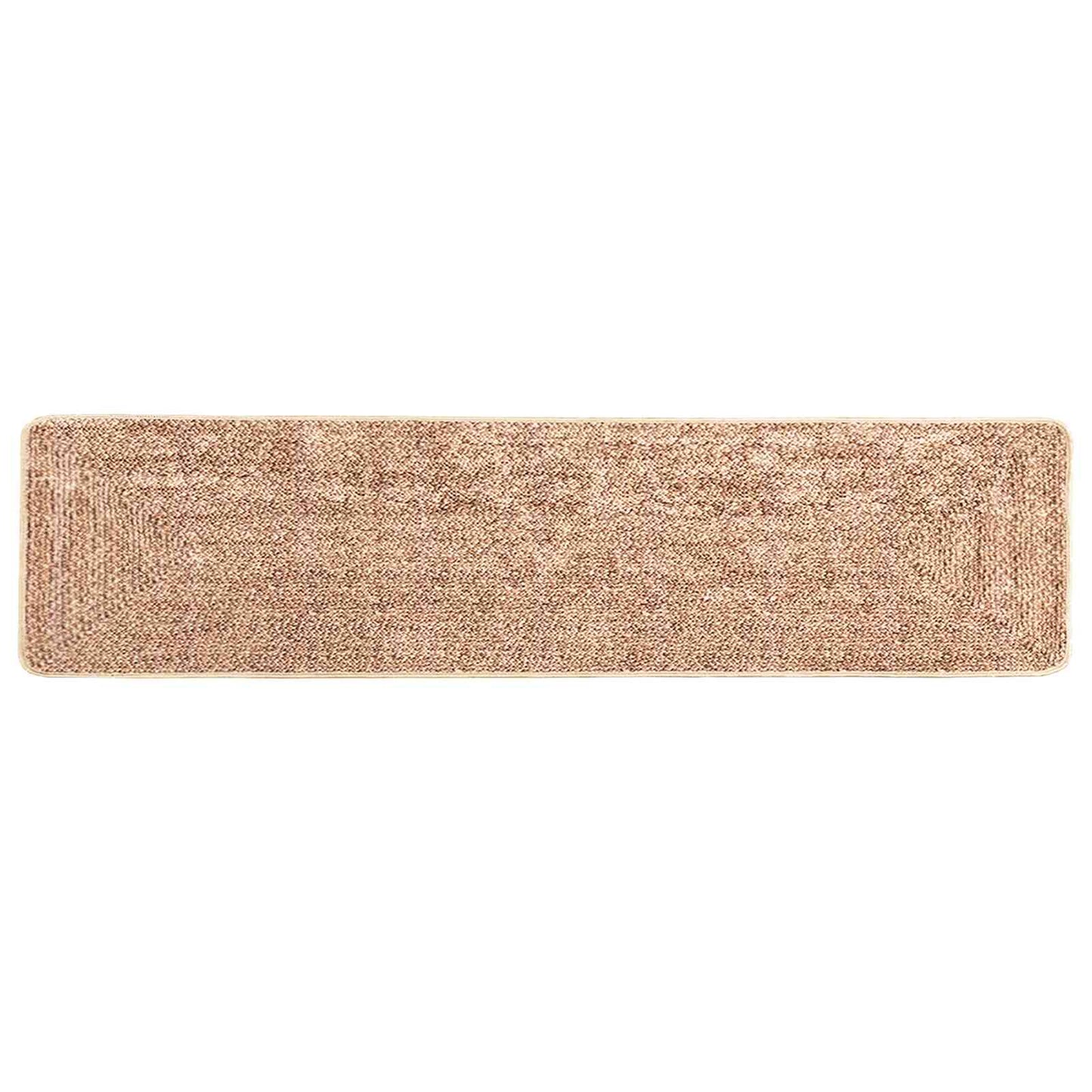 vidaXL Rug Runner MARSA Yellow 80 x 450 cm Polyester and PVC