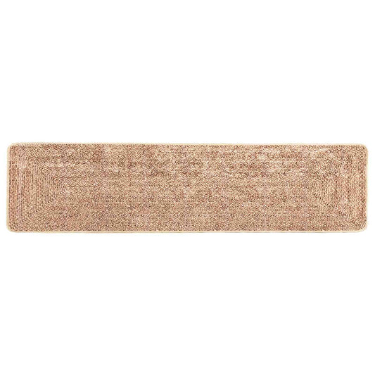 vidaXL Rug Runner MARSA Yellow 80 x 450 cm Polyester and PVC