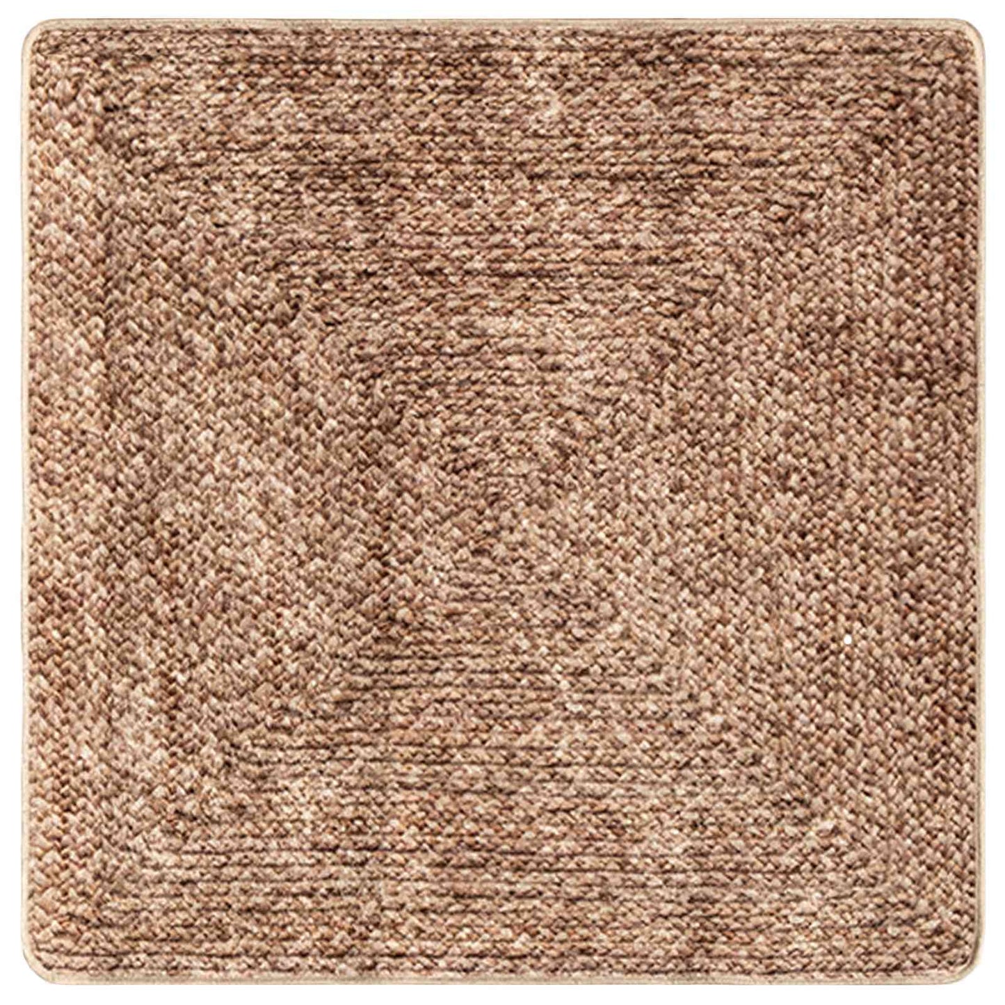 vidaXL Rug Runner MARSA Yellow 100 x 100 cm Polyester and PVC