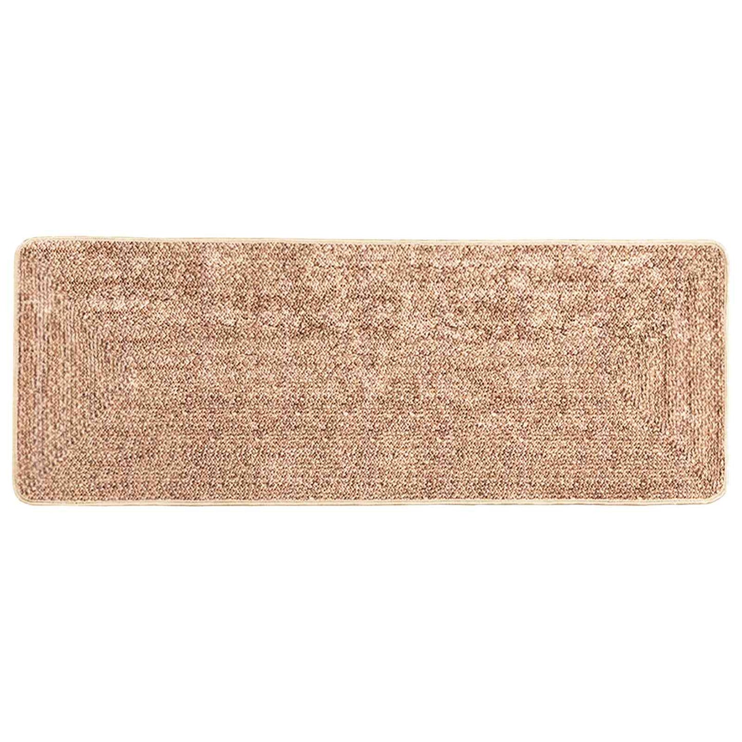 vidaXL Rug Runner MARSA Yellow 100 x 250 cm Polyester and PVC