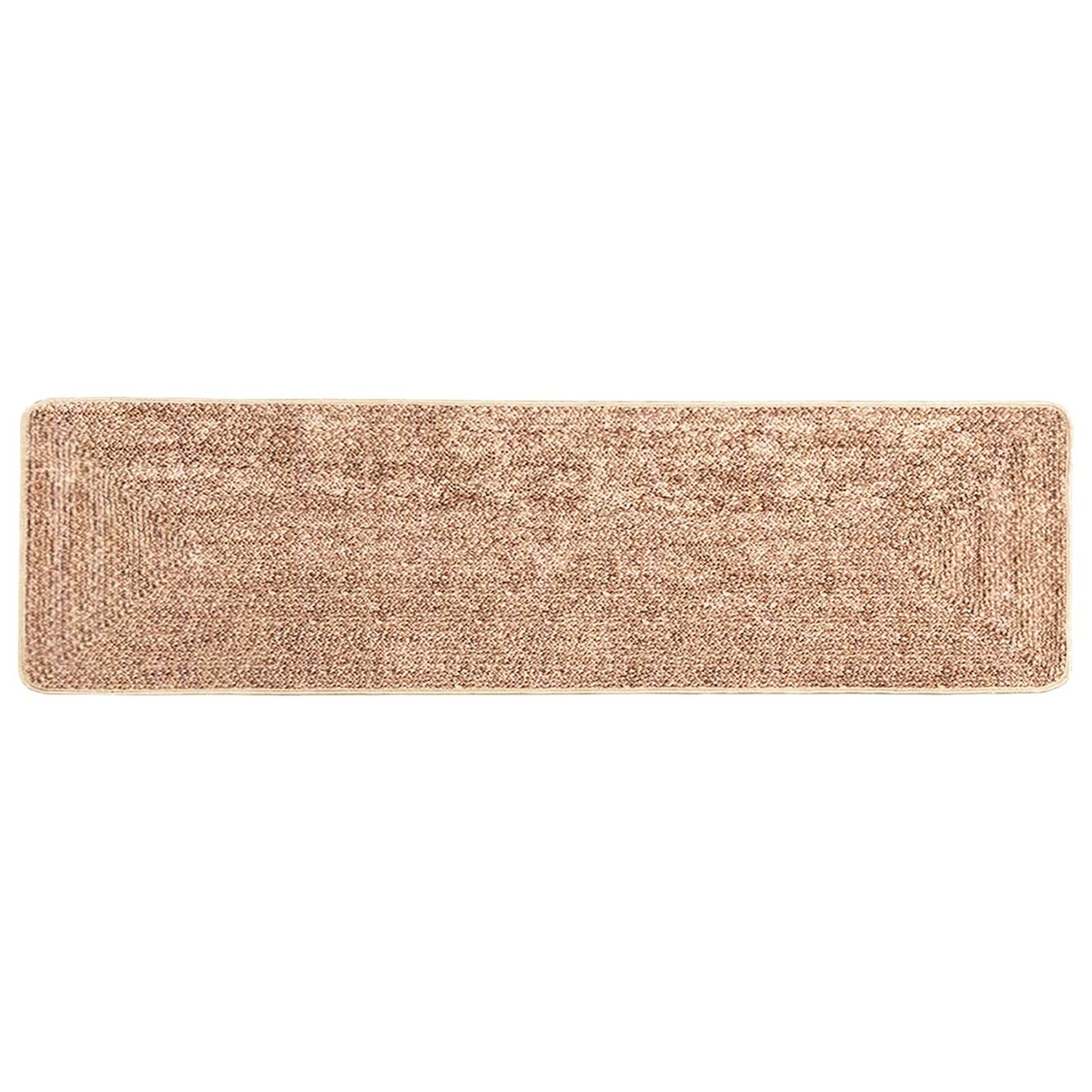 vidaXL Rug Runner MARSA Yellow 100 x 400 cm Polyester and PVC