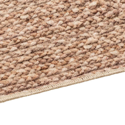 vidaXL Rug Runner MARSA Yellow 100 x 450 cm Polyester and PVC