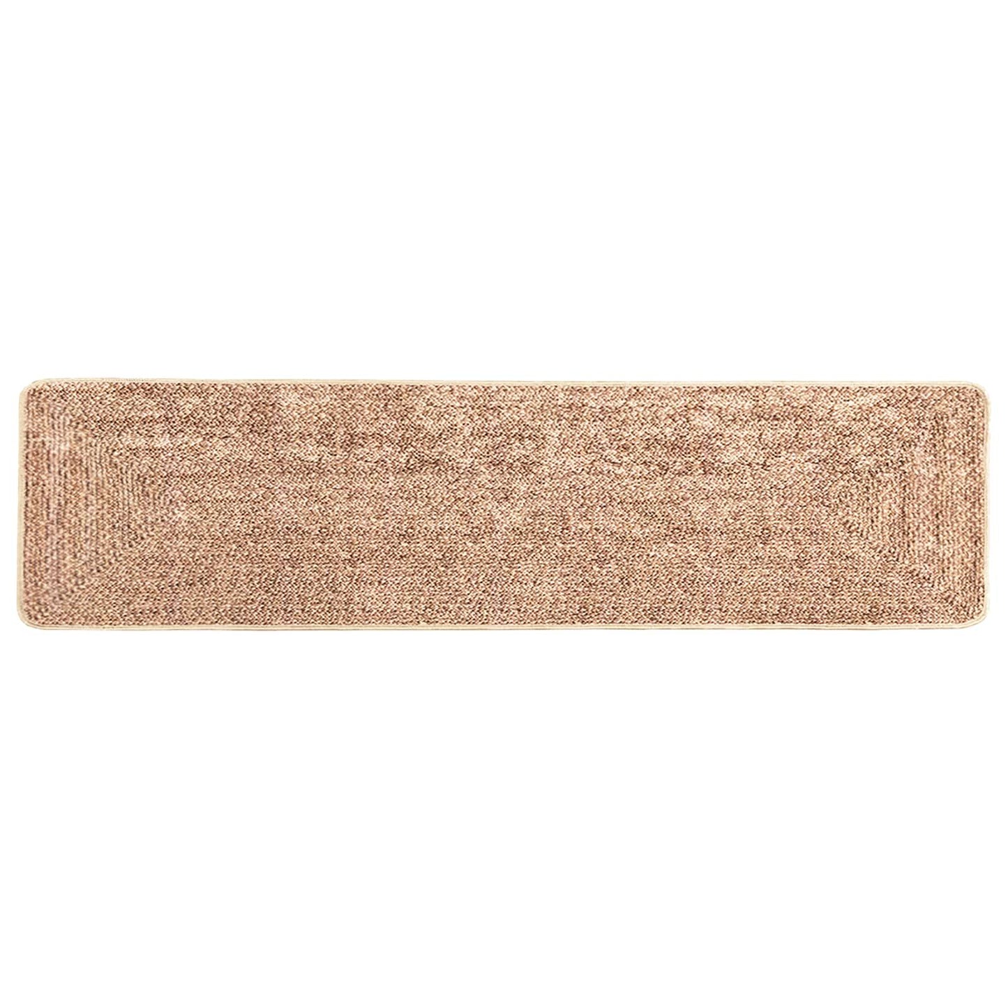 vidaXL Rug Runner MARSA Yellow 100 x 450 cm Polyester and PVC
