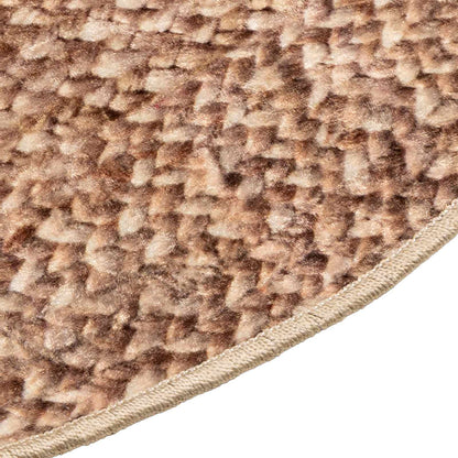 vidaXL Rug Runner MARSA Yellow 120 x 120 cm Polyester and PVC