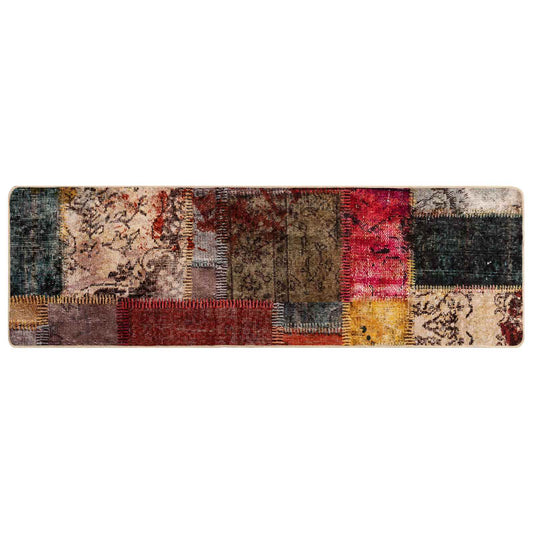 vidaXL Rug Runner MARSA Multicolour 50 x 150 cm Polyester and PVC
