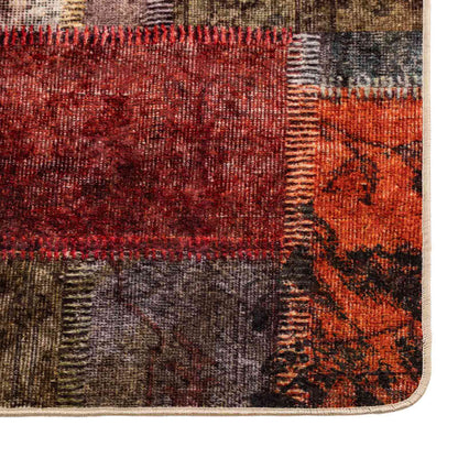 vidaXL Rug Runner MARSA Multicolour 50 x 250 cm Polyester and PVC