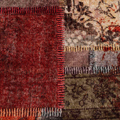 vidaXL Rug Runner MARSA Multicolour 80 x 400 cm Polyester and PVC