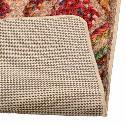 vidaXL Rug Runner MARSA Multicolour 50 x 100 cm Polyester and PVC