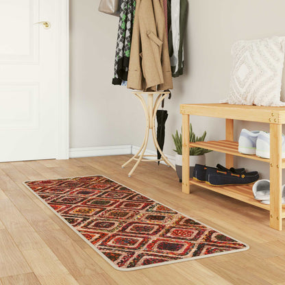 vidaXL Rug Runner MARSA Multicolour 50 x 100 cm Polyester and PVC