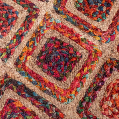vidaXL Rug Runner MARSA Multicolour 50 x 100 cm Polyester and PVC