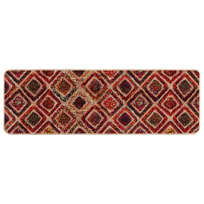 vidaXL Rug Runner MARSA Multicolour 50 x 100 cm Polyester and PVC