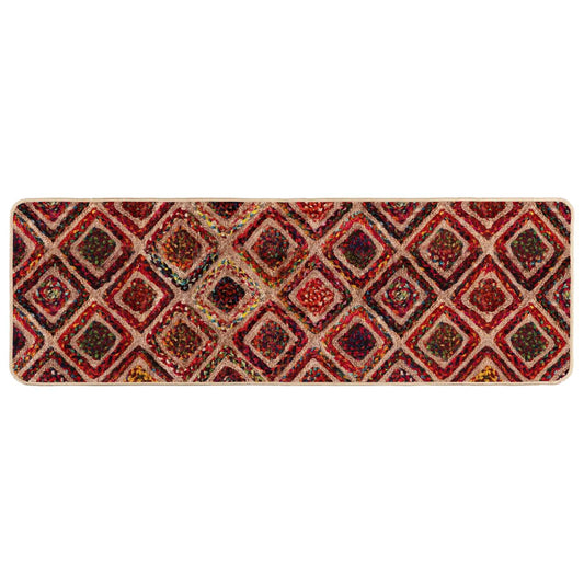 vidaXL Rug Runner MARSA Multicolour 50 x 100 cm Polyester and PVC