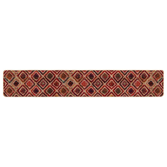 vidaXL Rug Runner MARSA Multicolour 50 x 250 cm Polyester and PVC