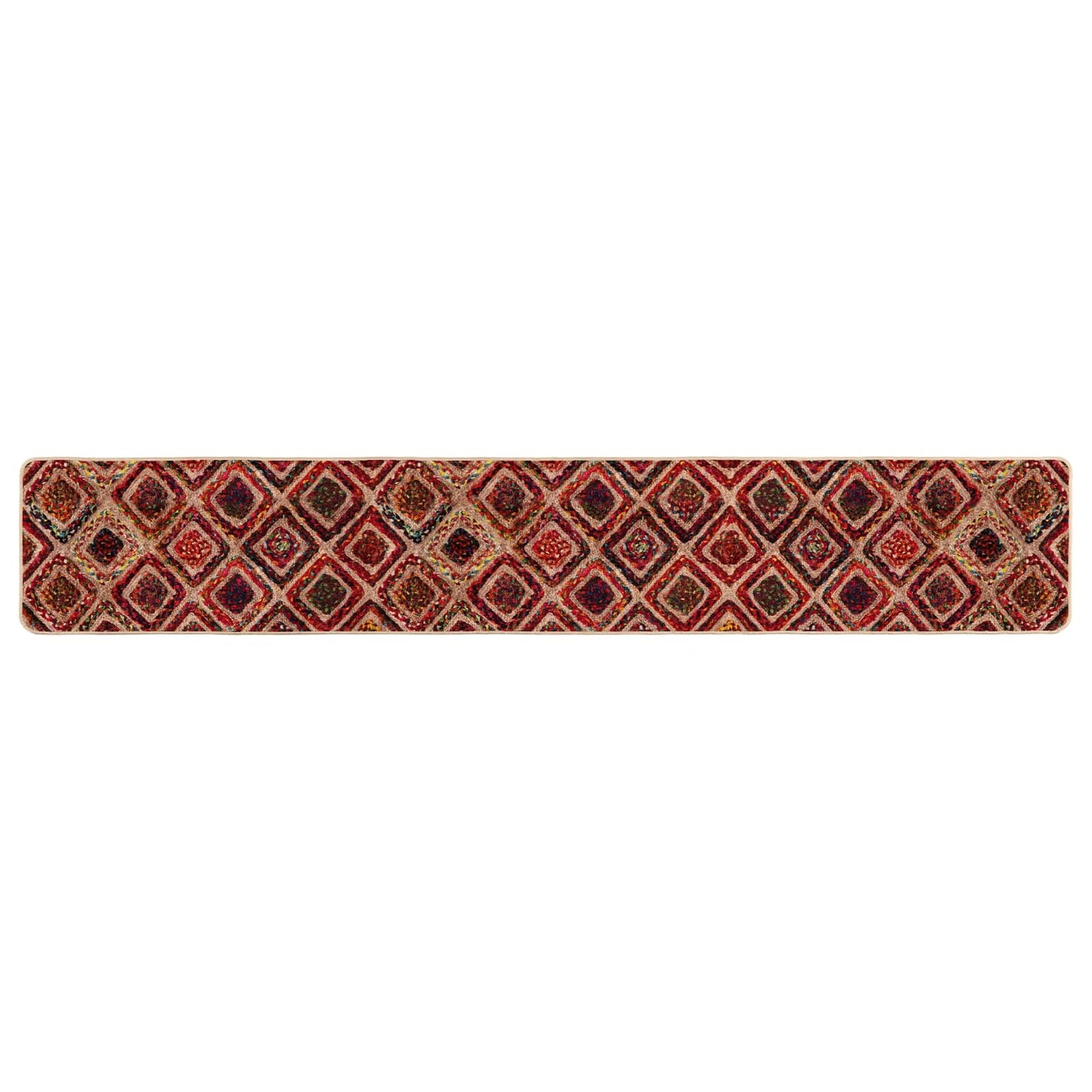 vidaXL Rug Runner MARSA Multicolour 50 x 400 cm Polyester and PVC