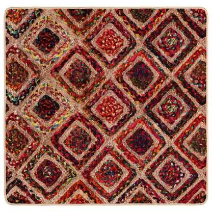 vidaXL Rug Runner MARSA Multicolour 100 x 100 cm Polyester and PVC