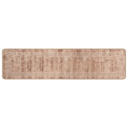 vidaXL Rug Runner MARSA White 50 x 300 cm Polyester and PVC