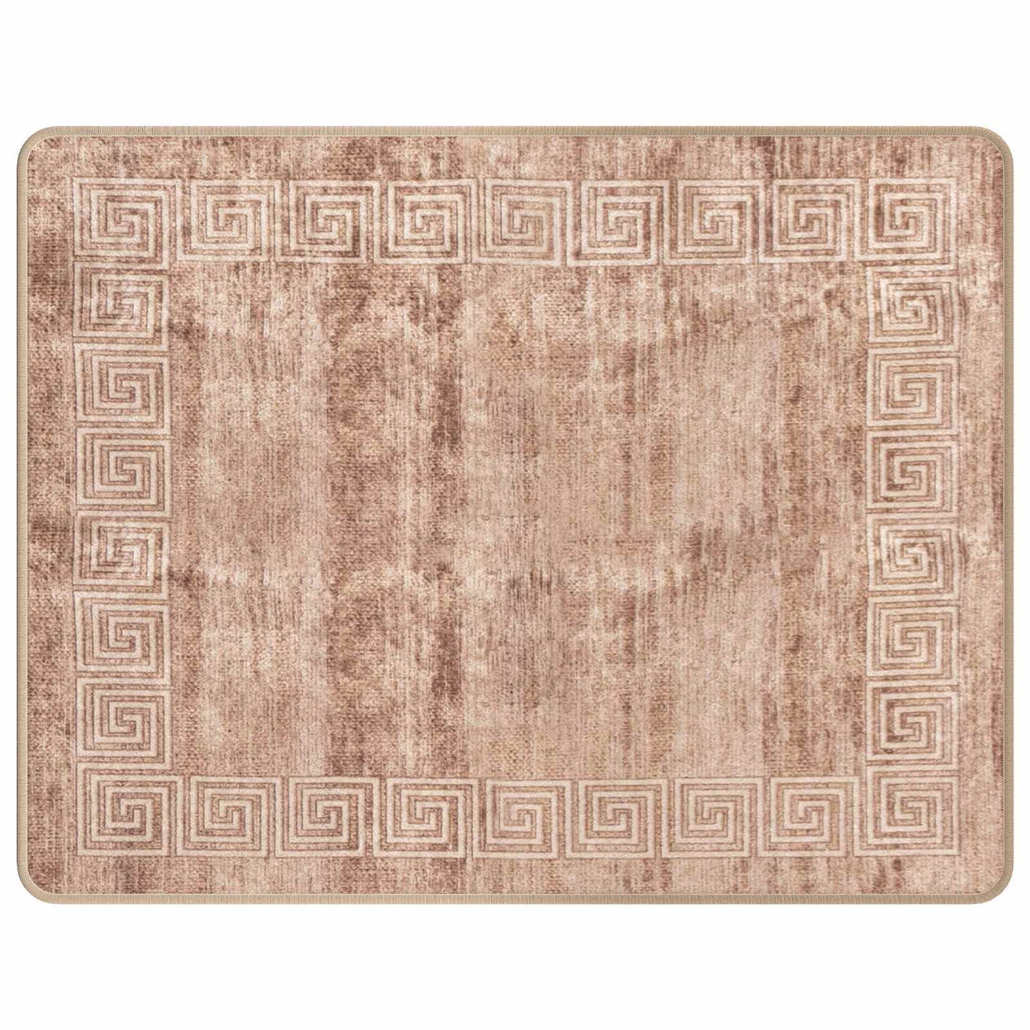 vidaXL Rug Runner MARSA White 80 x 100 cm Polyester and PVC