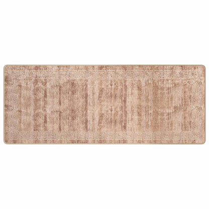 vidaXL Rug Runner MARSA White 80 x 200 cm Polyester and PVC