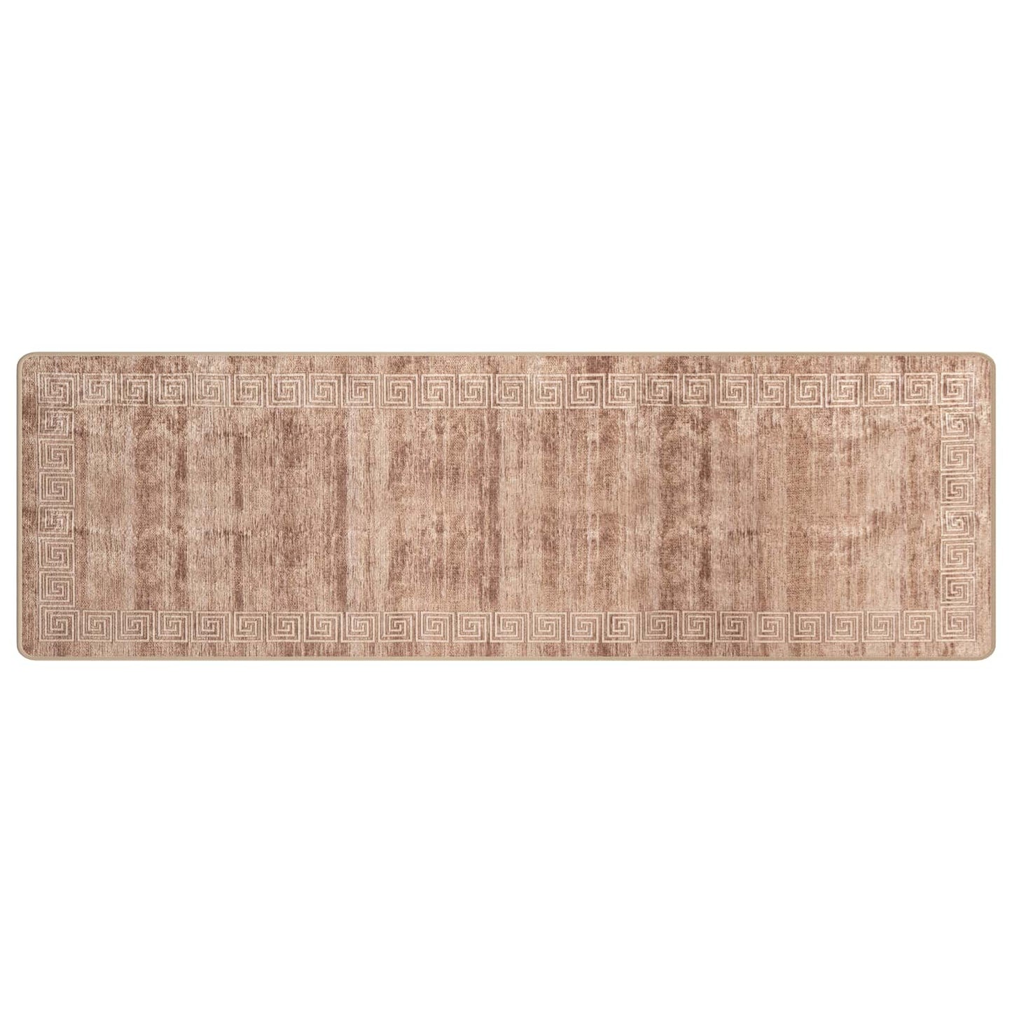 vidaXL Rug Runner MARSA White 80 x 350 cm Polyester and PVC