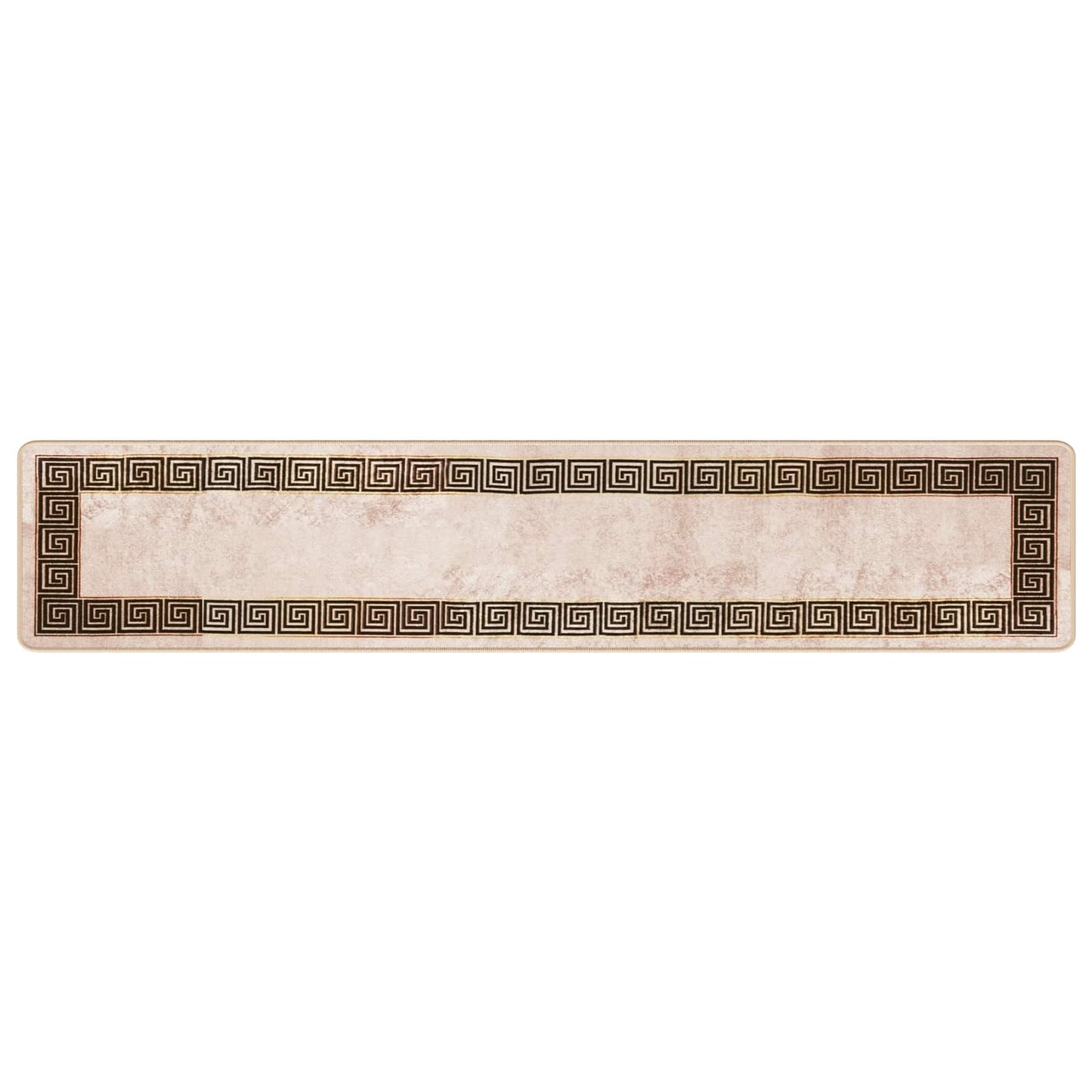 vidaXL Rug Runner MARSA Black 50 x 250 cm Polyester and PVC